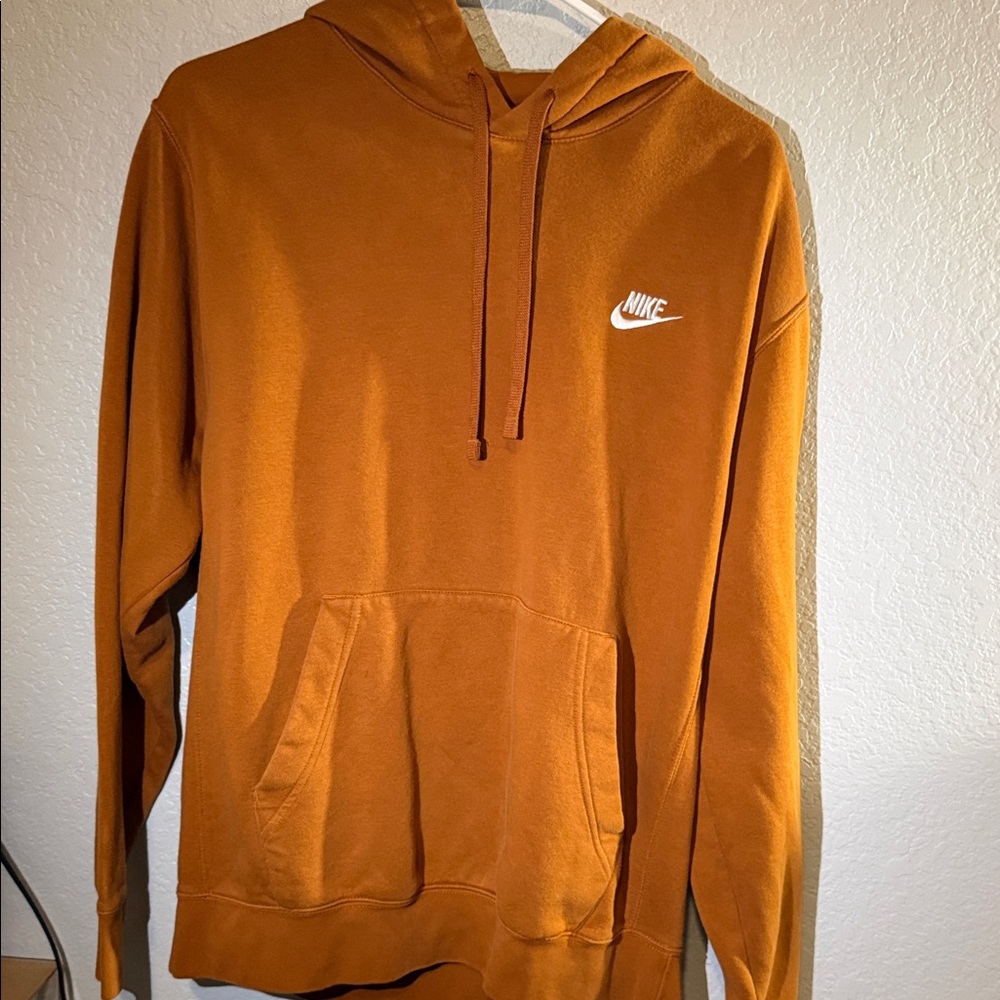Nike Men's Burnt Orange Hoodie